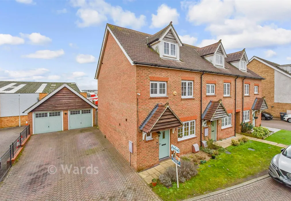 Front Elevation (Web) - Albion Drive, Larkfield, Aylesford, Kent - Wards of Kent