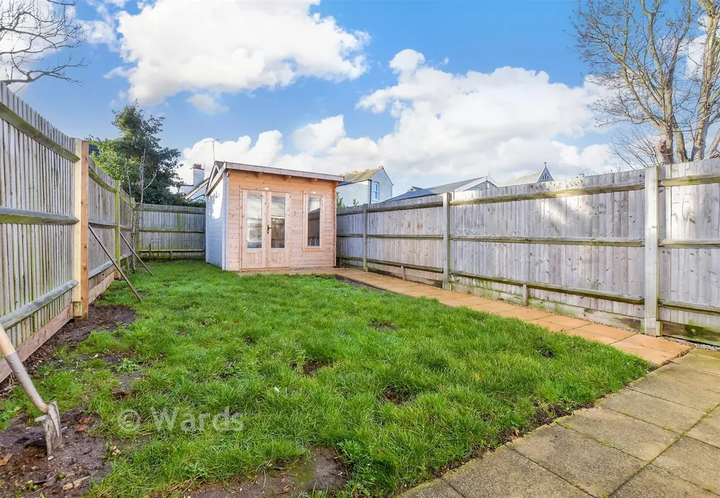 Rear Garden - Clarence Road, Herne Bay, Kent - Wards of Kent
