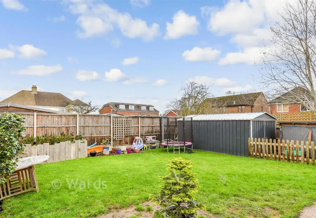 Rear Garden - Pout Road, Snodland, Kent - Wards of Kent