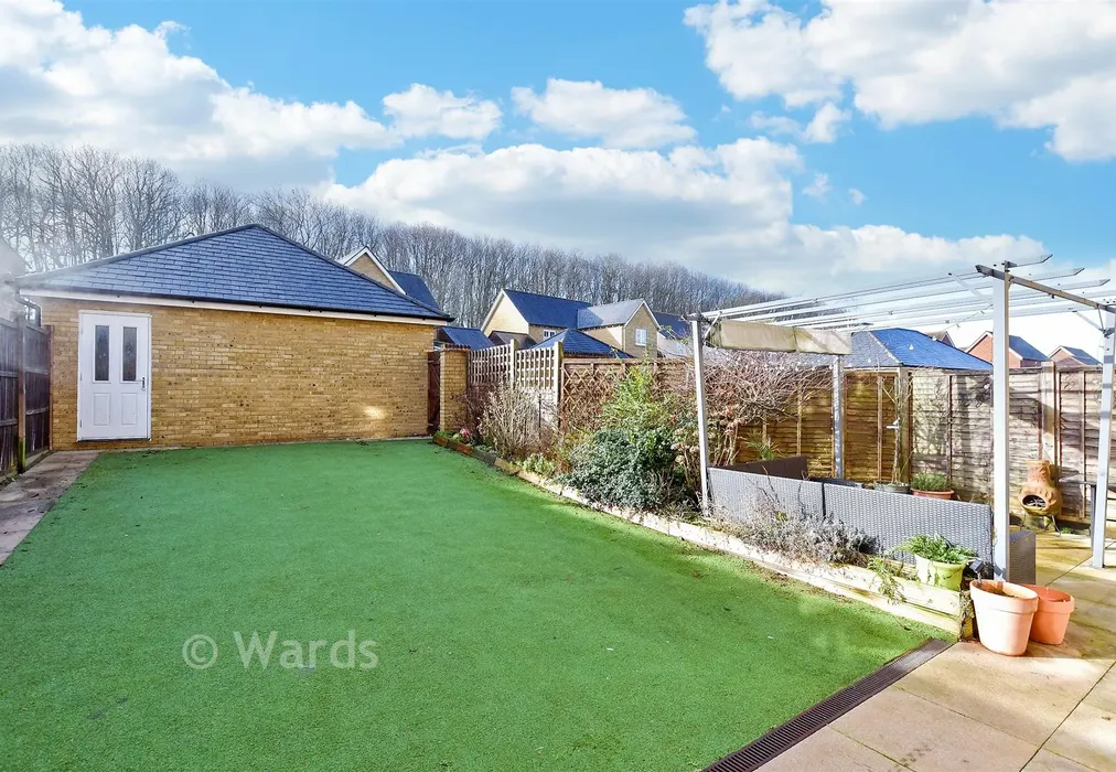 Rear Garden - Chapelfield Way, Allington, Maidstone, Kent - Wards of Kent