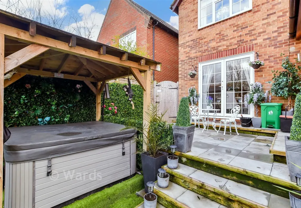 Rear Garden - Pennine Way, Downswood, Maidstone, Kent - Wards of Kent