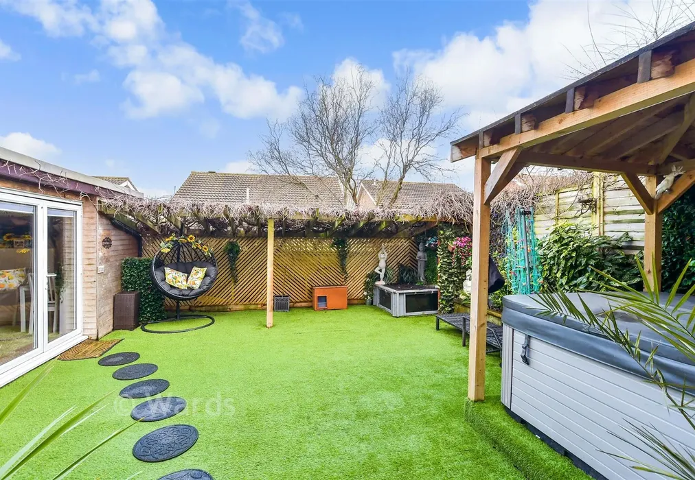 Rear Garden - Pennine Way, Downswood, Maidstone, Kent - Wards of Kent