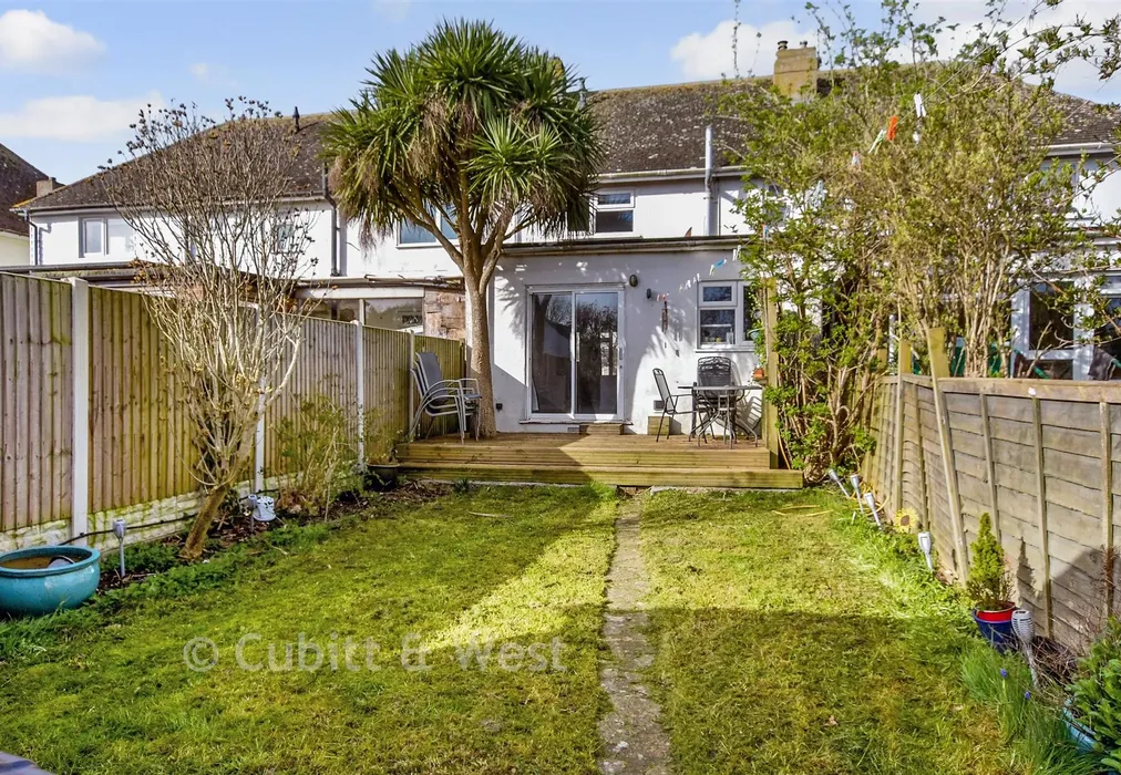 Rear Garden - The Broadway, Lancing, West Sussex - Wards of Kent