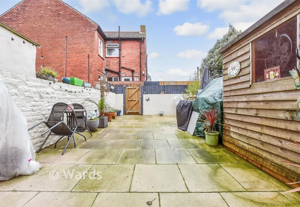 Rear Garden - Barton Road, Dover, Kent - Wards of Kent