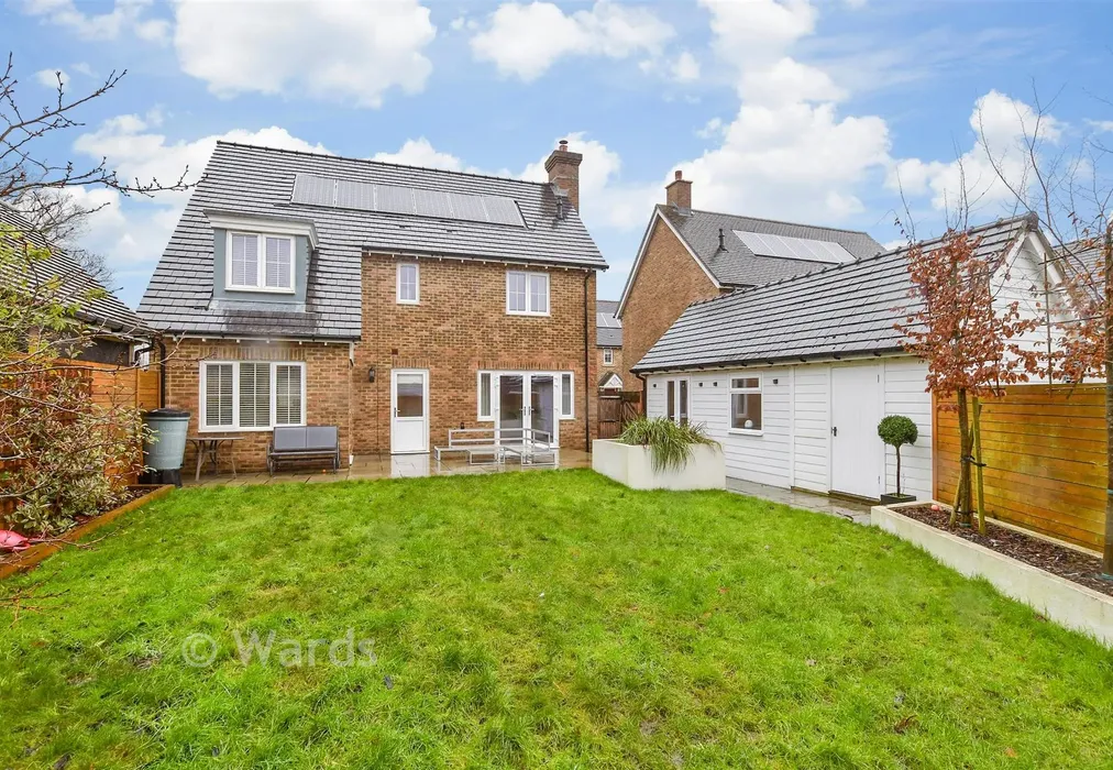 Rear Elevation - Butler Close, Harrietsham, Maidstone, Kent - Wards of Kent