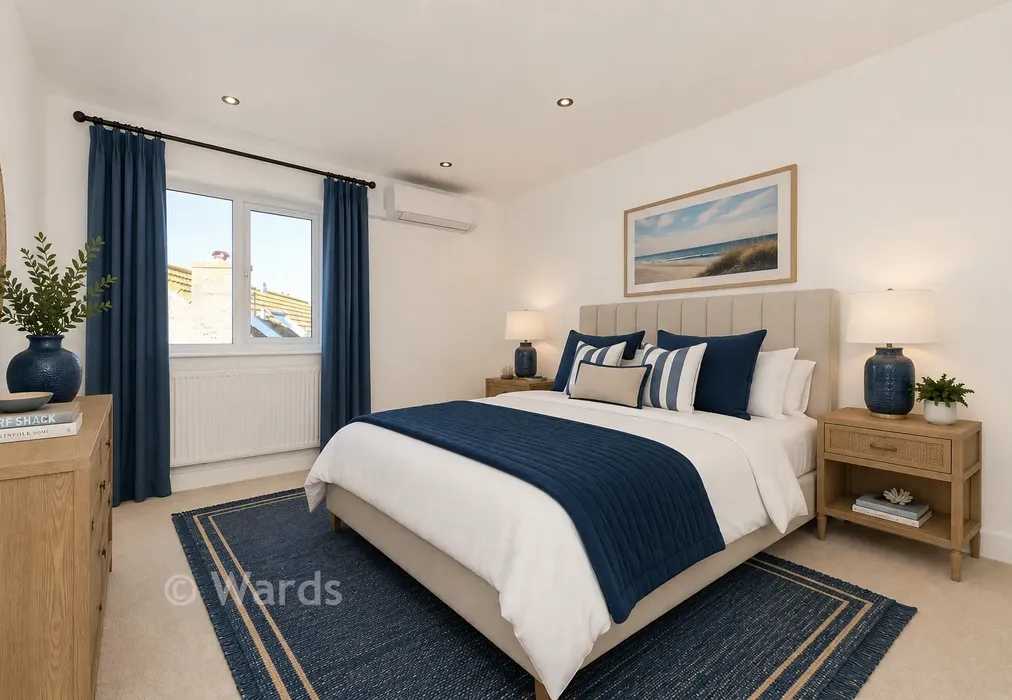 Staged Bedroom 2 - The Parade, Greatstone, Kent - Wards of Kent