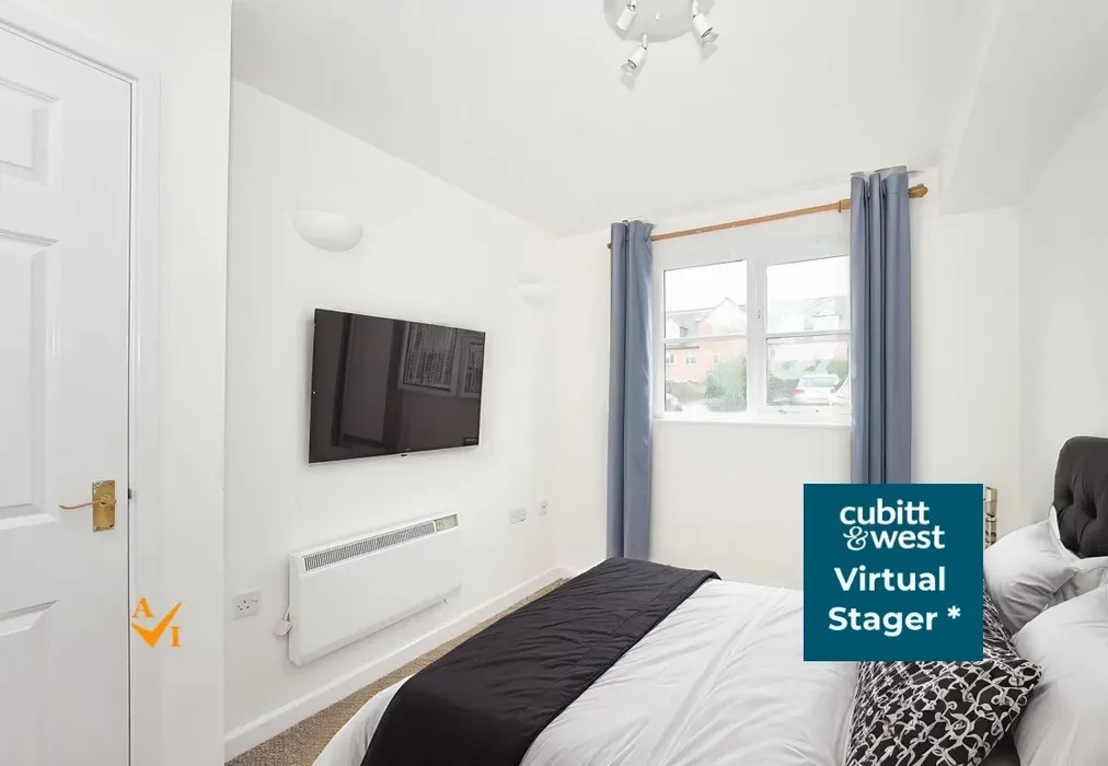 Bedroom 2 (Contemporary style) - Framfield Road, Uckfield, East Sussex - Wards of Kent