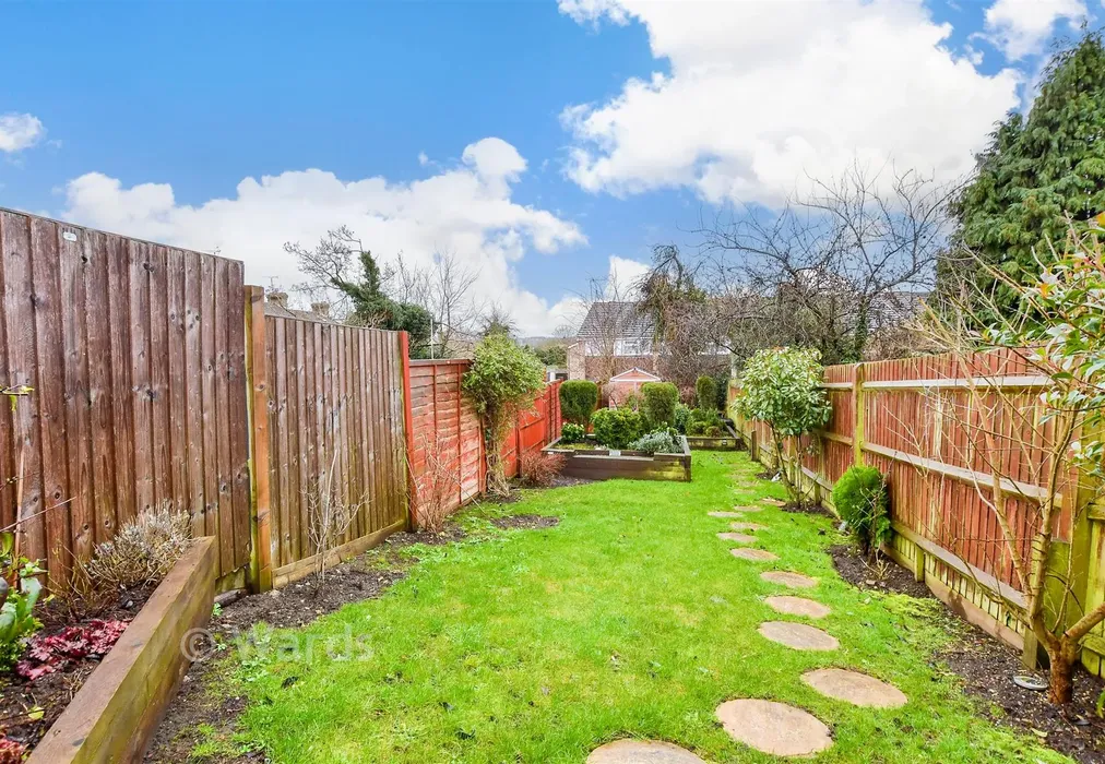 Rear Garden - Milton Street, Maidstone, Kent - Wards of Kent