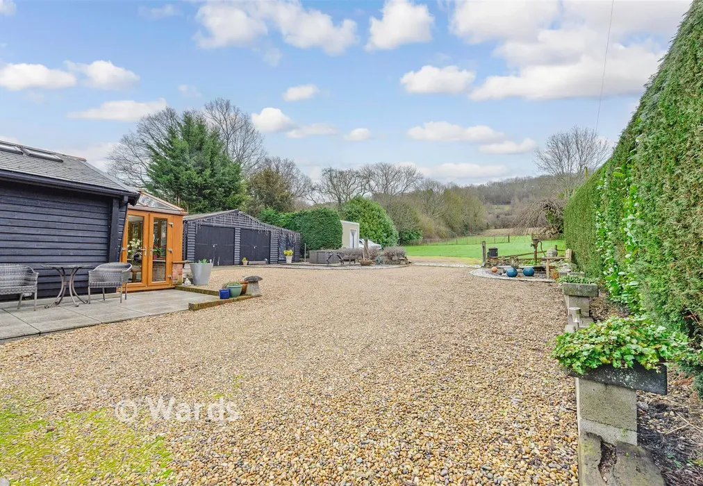 Rear Garden - Knatts Valley Road, Knatts Valley, Sevenoaks, Kent - Wards of Kent