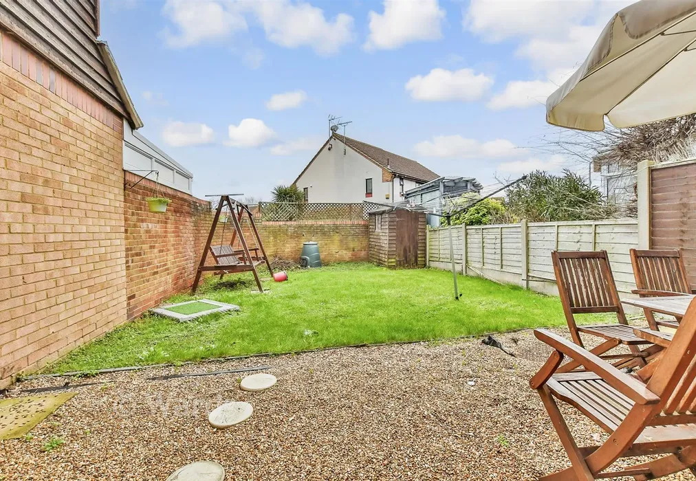 Rear Garden - Edyngham Close, Kemsley, Sittingbourne, Kent - Wards of Kent