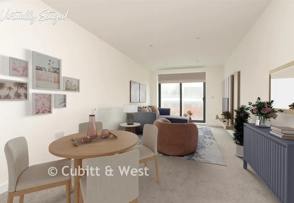 Living/Dining Area - Albion Yard, Brook Road, Redhill, Surrey - Wards of Kent