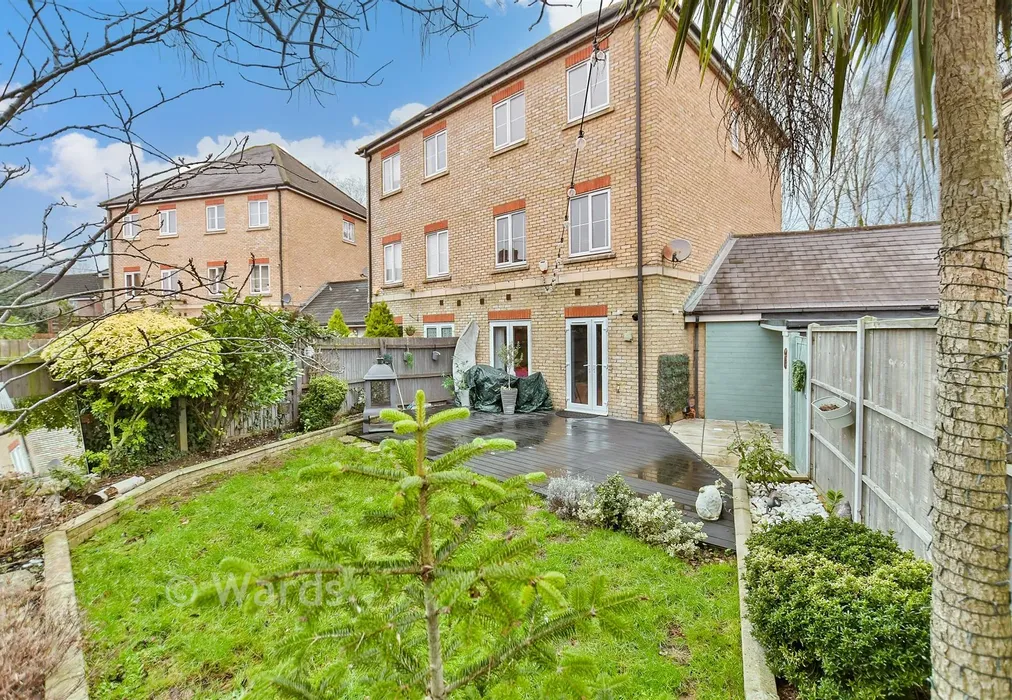 Rear Garden - Argent Way, Sittingbourne, Kent - Wards of Kent