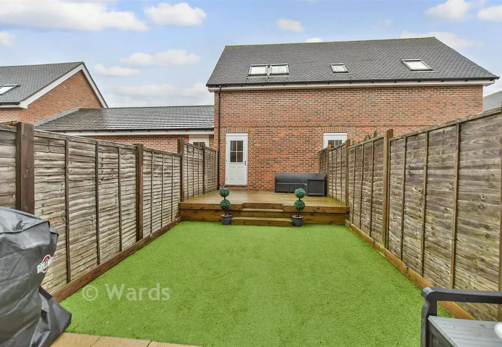Rear Garden - Buttercup Avenue, Minster On Sea, Sheerness, Kent - Wards of Kent