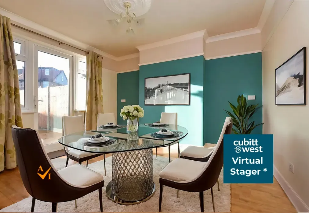 Dining Area (Modern style) - Headley Avenue, Wallington, Surrey - Wards of Kent