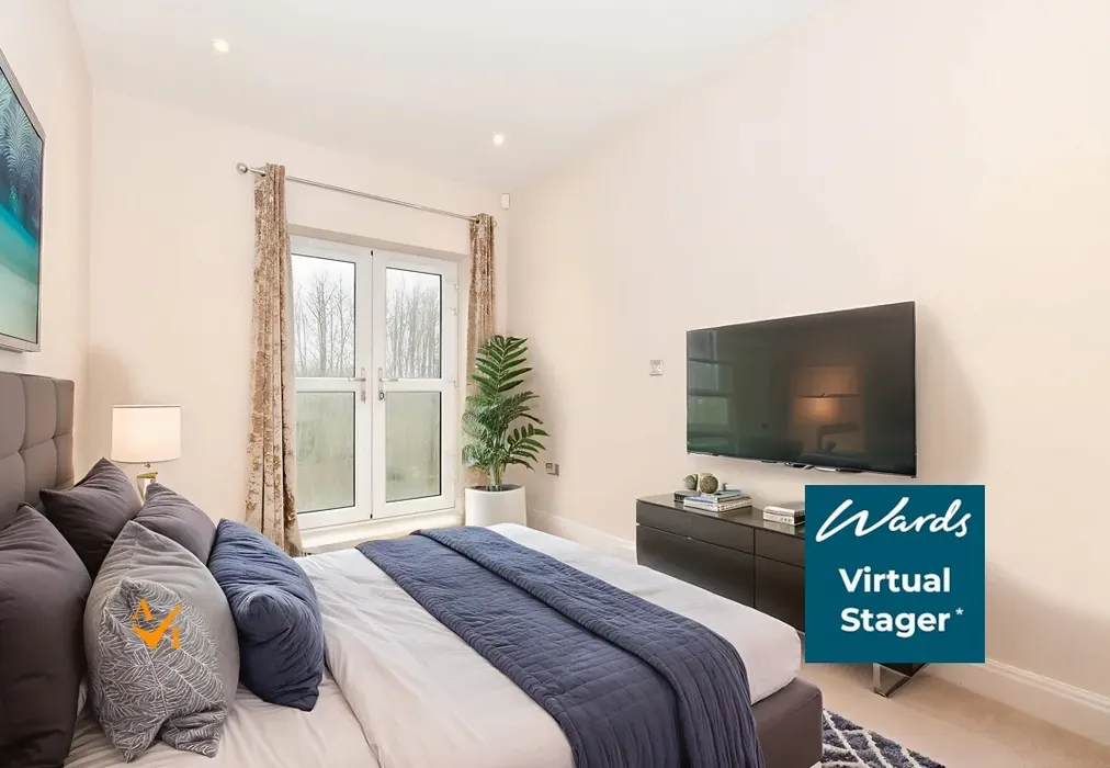 Bedroom 2 (Modern style) - Alexander Grove, Kings Hill, West Malling, Kent - Wards of Kent