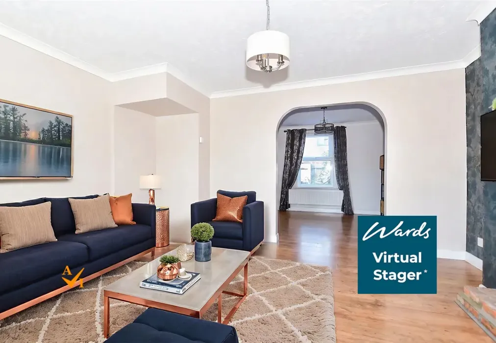 Lounge (Modern style) - Birling Road, Snodland, Kent - Wards of Kent