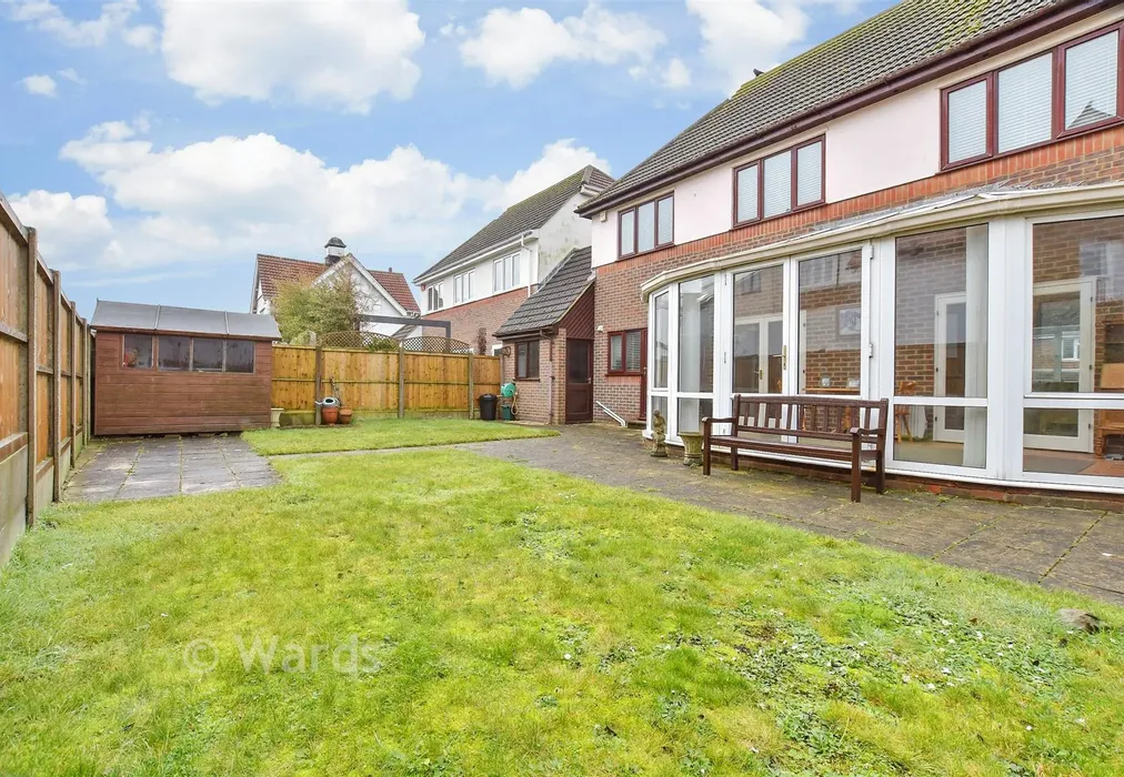 Rear Garden - Sandown Road, Deal, Kent - Wards of Kent