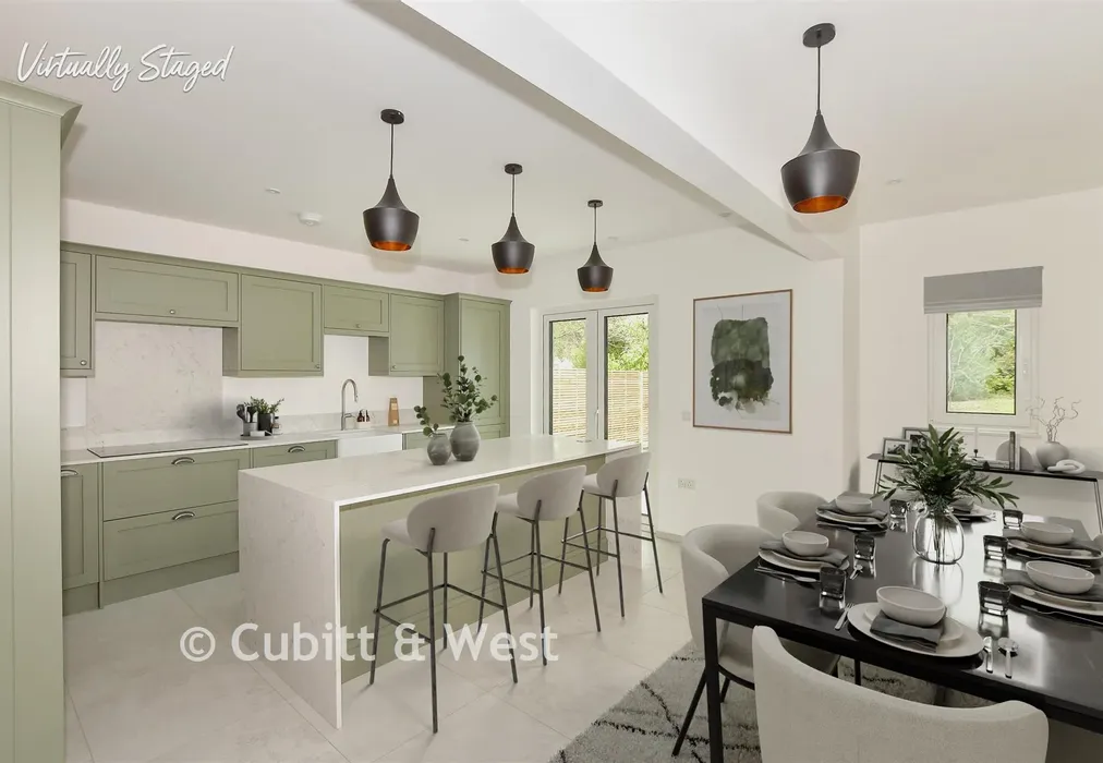 Staged Kitchen Diner - Loxford Road, Caterham, Surrey - Wards of Kent