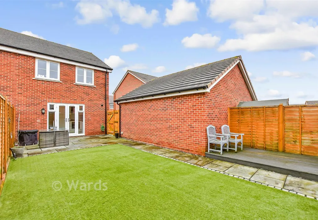 Rear Garden - Coleman Way, Langley, Maidstone, Kent - Wards of Kent