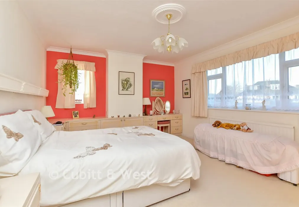 Bedroom 1 - Falmer Road, Woodingdean, Brighton, East Sussex - Wards of Kent