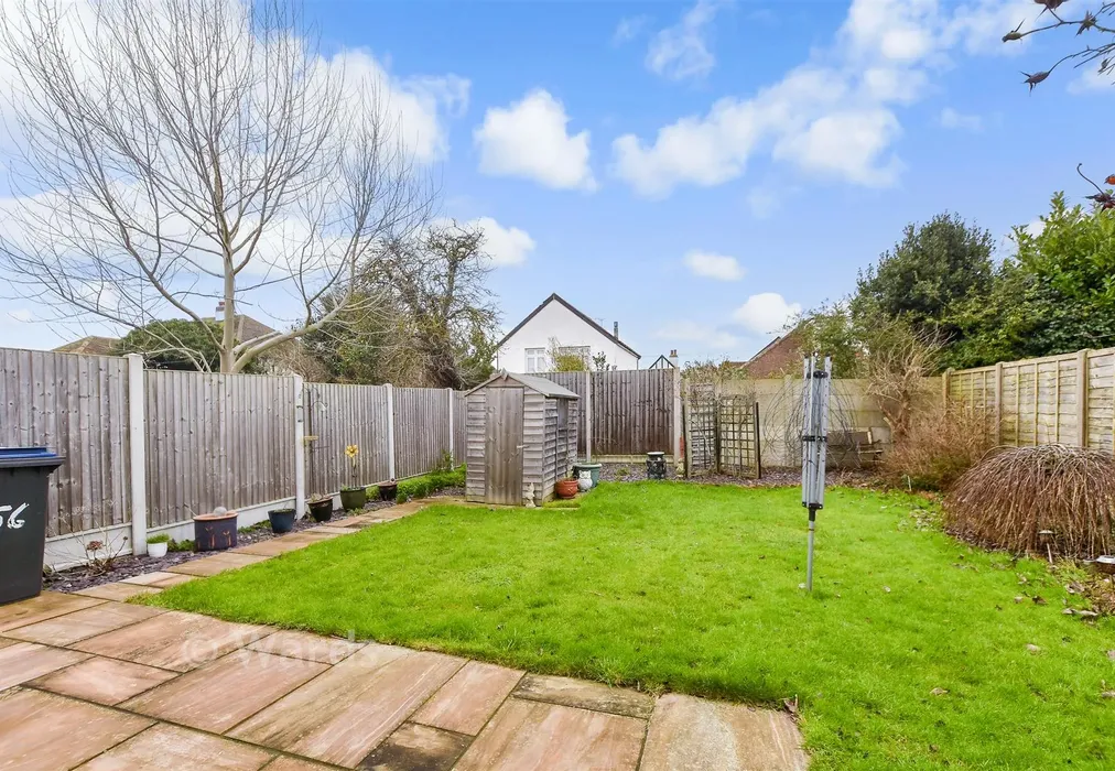 Rear Garden - Linden Avenue, Herne Bay, Kent - Wards of Kent