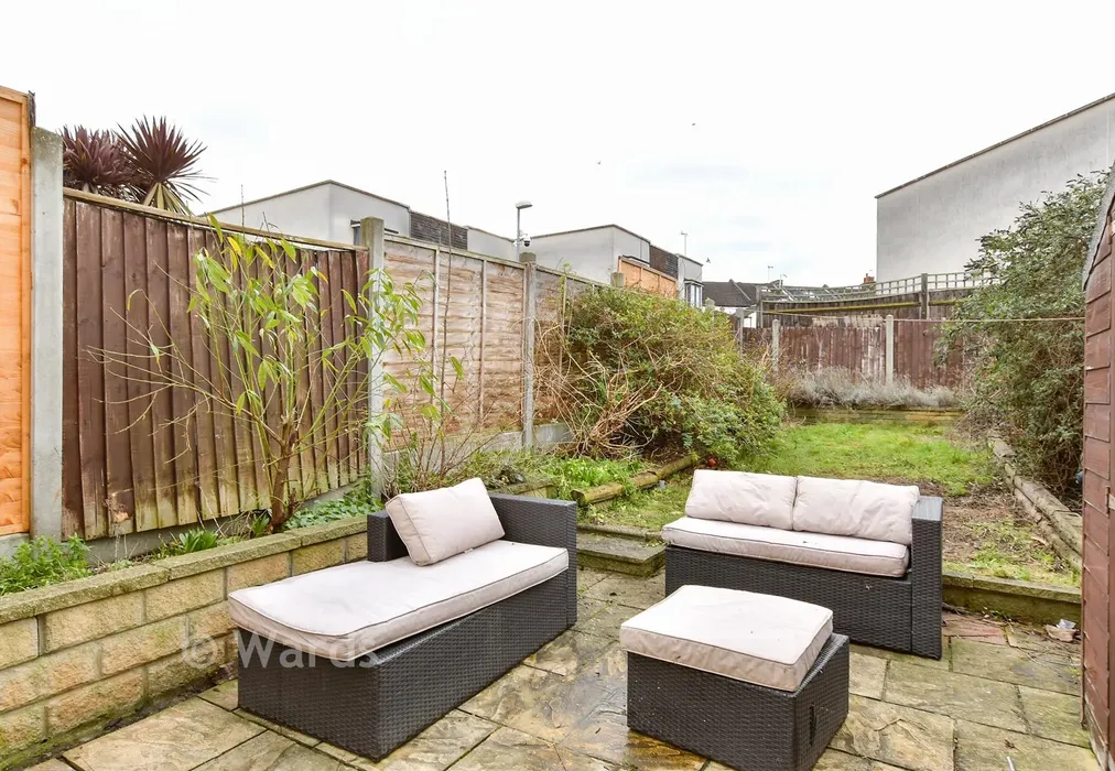 Rear Garden - Suffolk Road, Gravesend, Kent - Wards of Kent