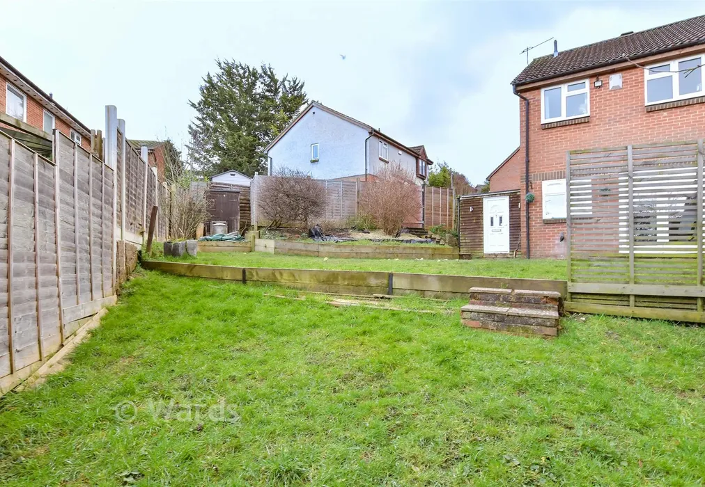 Rear Garden - Freshwater Road, Walderslade, Chatham, Kent - Wards of Kent