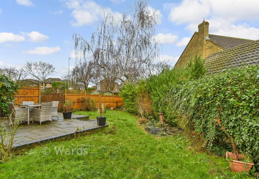 Rear Garden - Honey Close, Hempstead, Gillingham, Kent - Wards of Kent