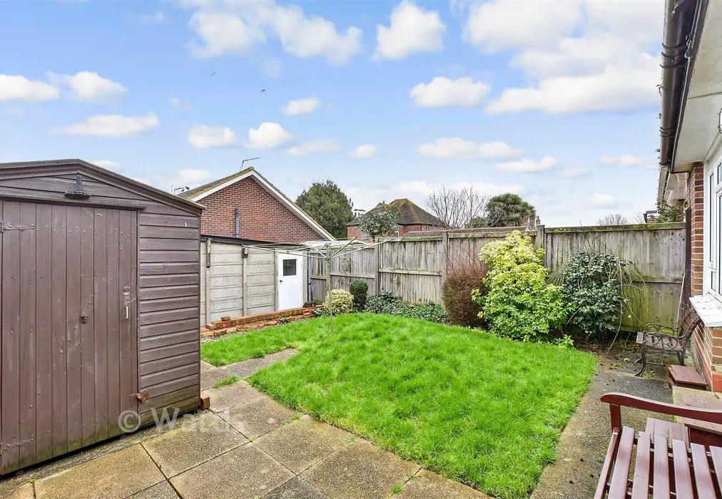 Rear Garden - Palmer Road, Wingham, Canterbury, Kent - Wards of Kent