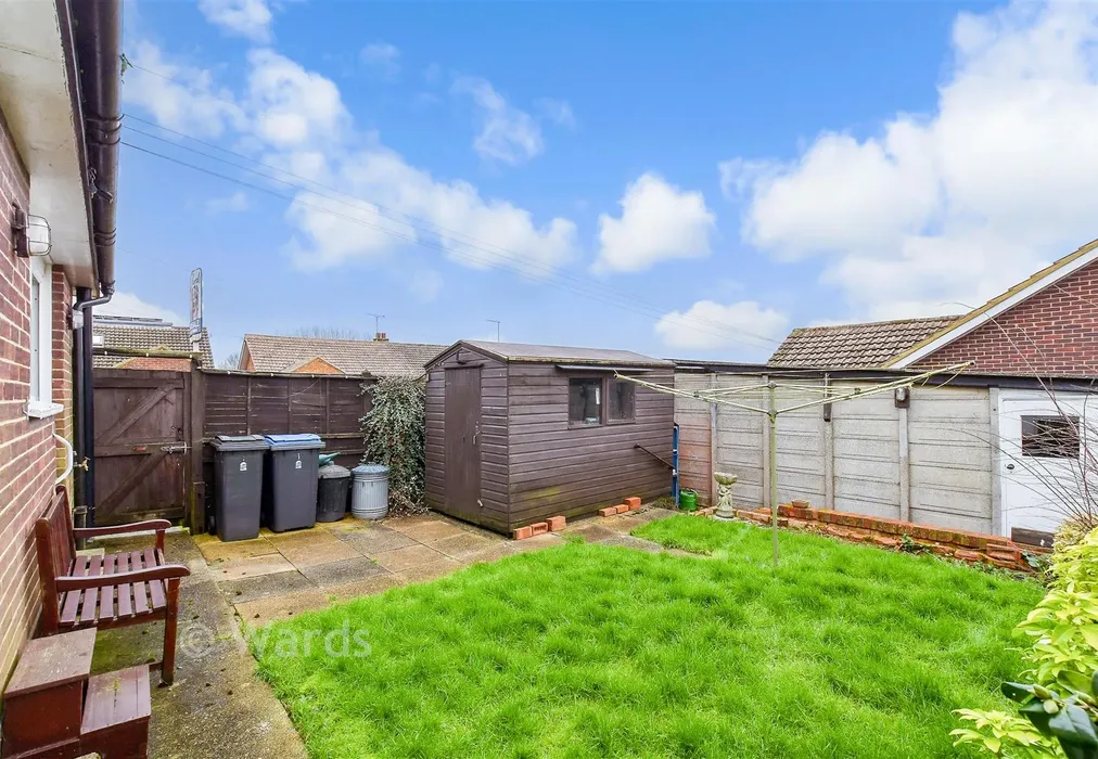 Rear Garden - Palmer Road, Wingham, Canterbury, Kent - Wards of Kent