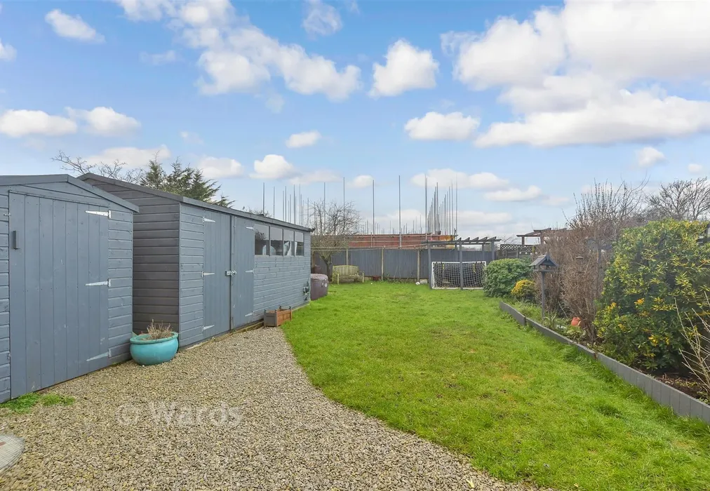 Rear Garden - Coventry Gardens, Beltinge, Herne Bay, Kent - Wards of Kent