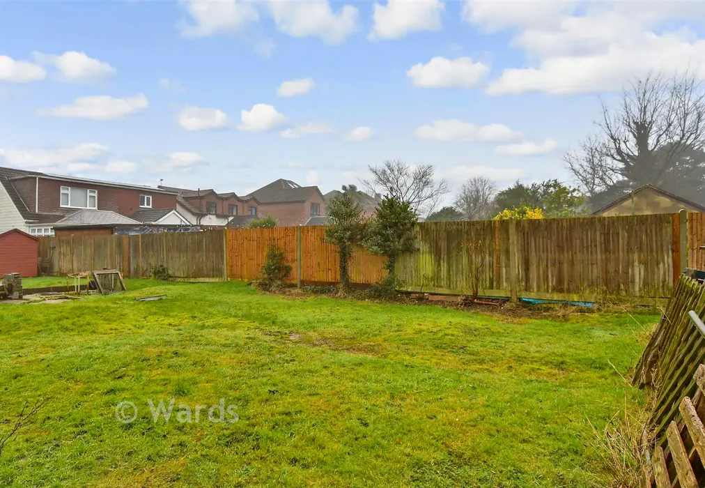 Rear Garden - Maidstone Road, Bluebell Hill Village, Chatham, Kent - Wards of Kent