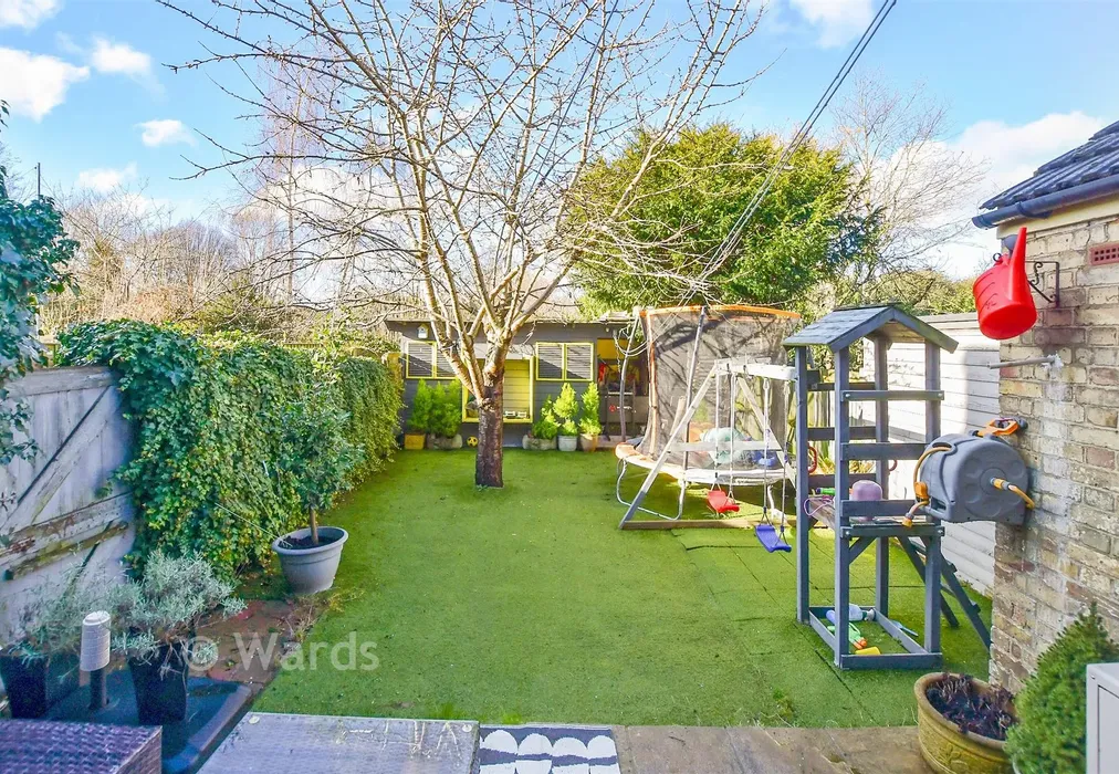 Rear Garden - St. Philip's Avenue, Maidstone, Kent - Wards of Kent
