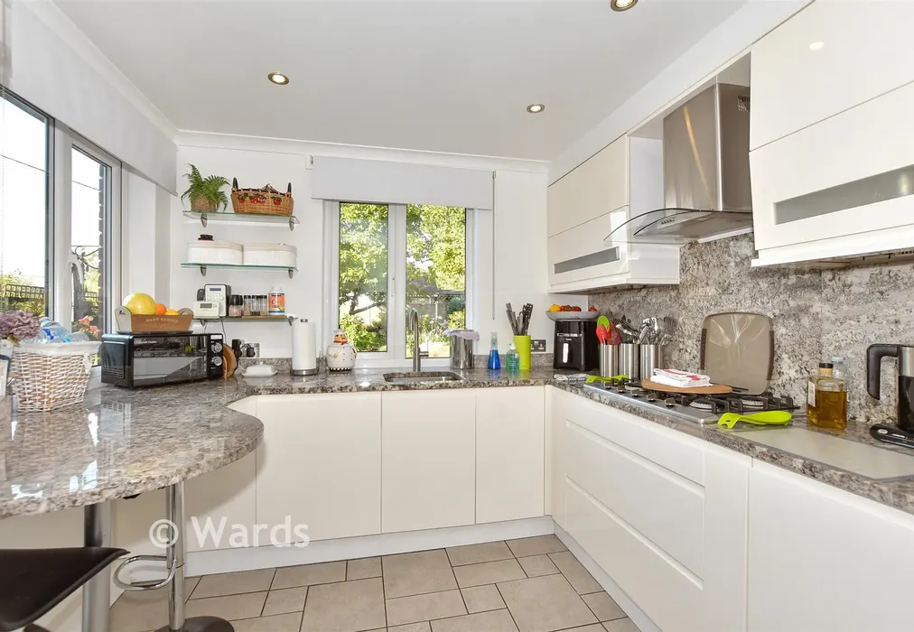 Kitchen - Dover Road, Guston, Dover, Kent - Wards of Kent