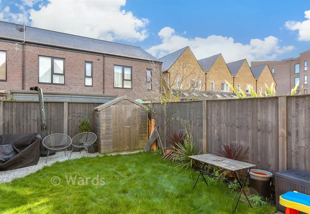 Rear Garden - Thalia Way, Rochester, Kent - Wards of Kent