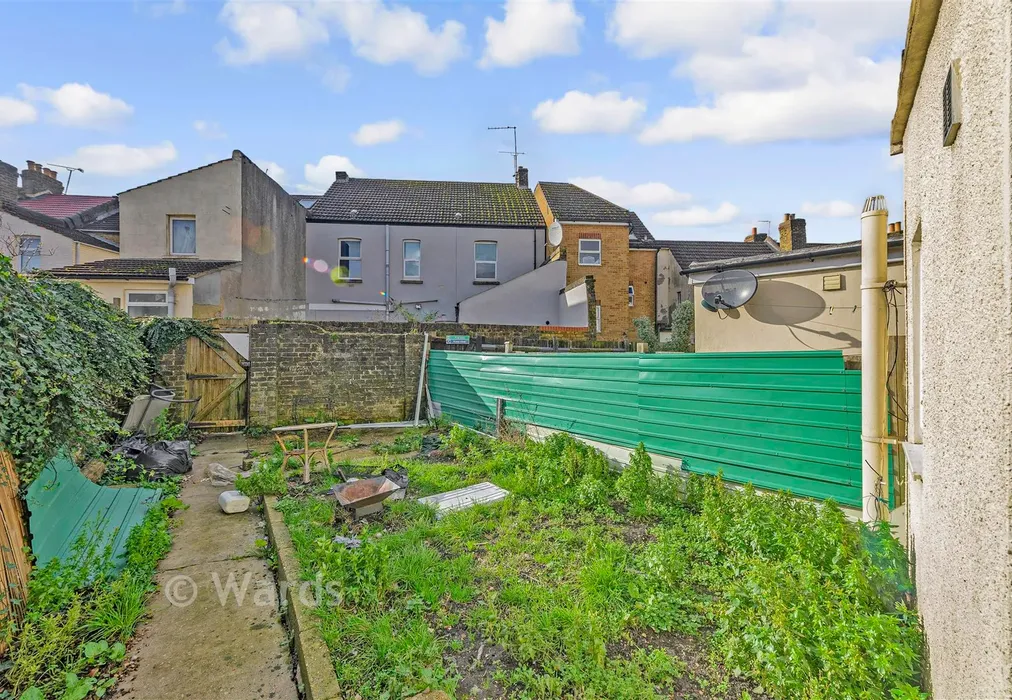 Rear Garden - Canterbury Street, Gillingham, Kent - Wards of Kent