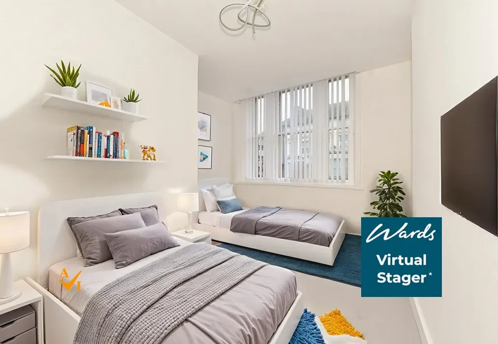 Bedroom 1 (Contemporary style) - Harvey Street, Folkestone, Kent - Wards of Kent