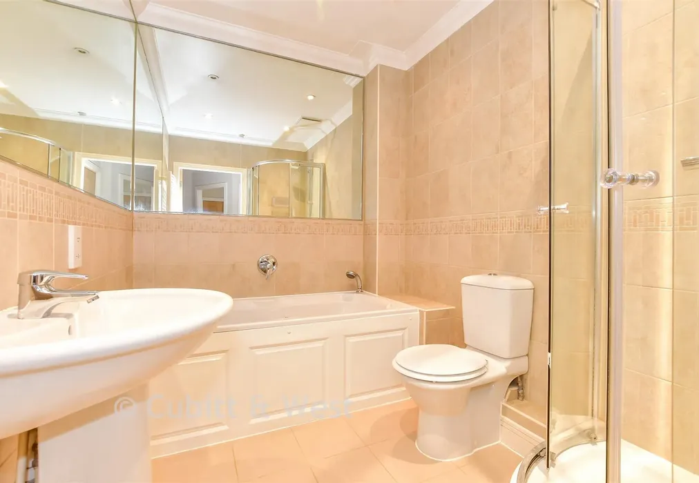 Bathroom - Harsfold Close, Rustington, West Sussex - Wards of Kent