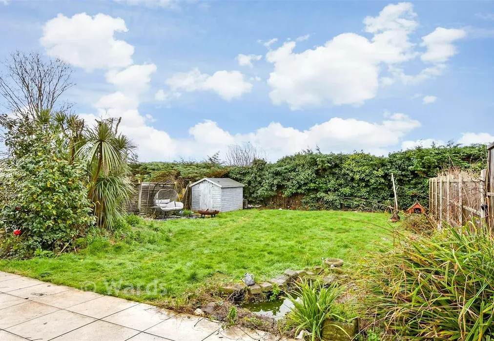 Rear Garden - Halcot Avenue, Bexleyheath, Kent - Wards of Kent