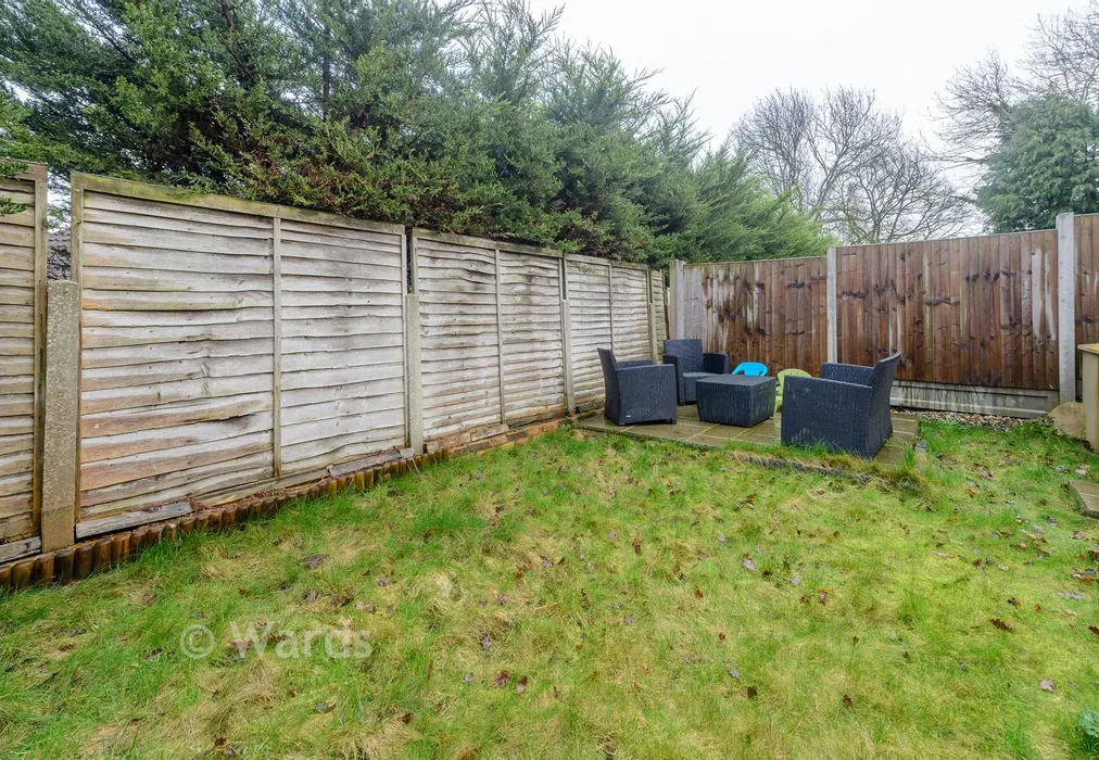 Rear Garden - Trevino Drive, Chatham, Kent - Wards of Kent