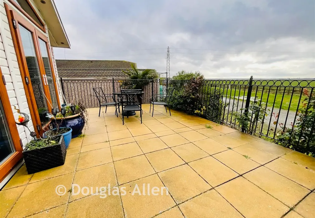 Patio Area - Palm Court, Battlesbridge, Wickford, Essex - Wards of Kent