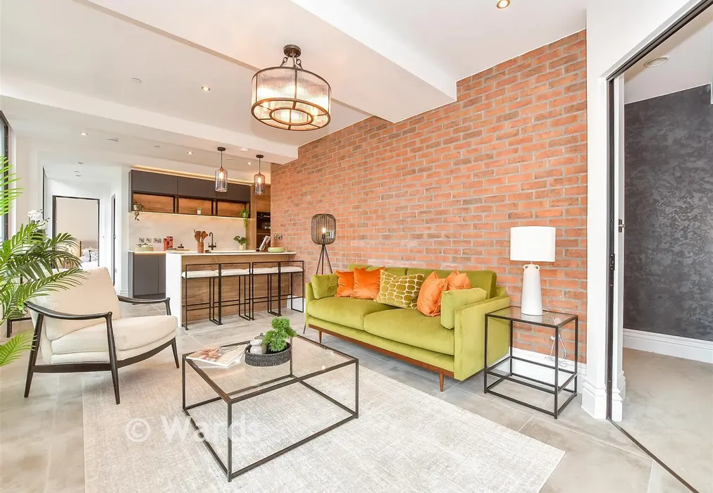 Lounge/Kitchen - The Carriage House, Grosvenor Road, Tunbridge Wells, Kent - Wards of Kent