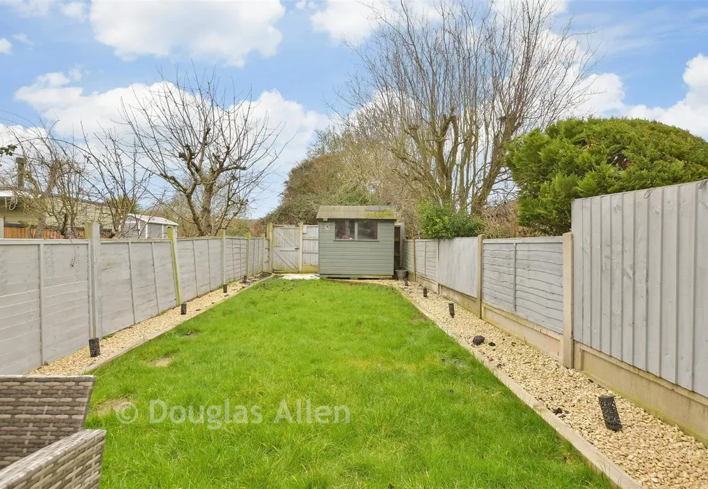 Rear Garden - Latimer Drive, Steeple View, Basildon, Essex - Wards of Kent