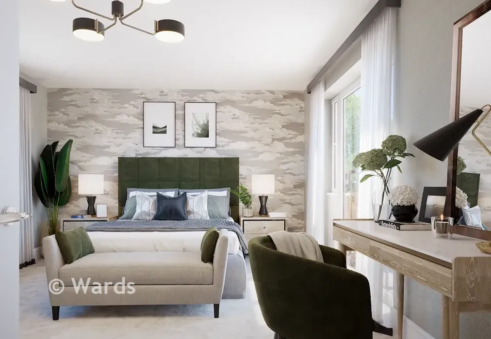 Bedroom 1 - The Sycamore, Faversham Lakes, Ham Road, Faversham, Kent - Wards of Kent