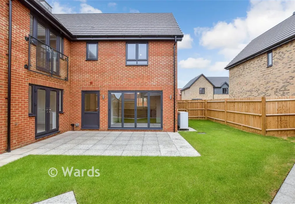 Rear Elevation - The Sycamore, Faversham Lakes, Ham Road, Faversham, Kent - Wards of Kent