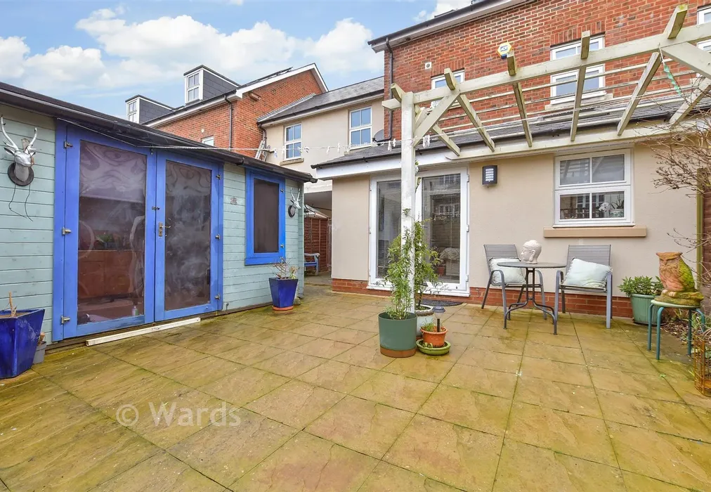 Rear Garden - Ardent Avenue, Walmer, Deal, Kent - Wards of Kent