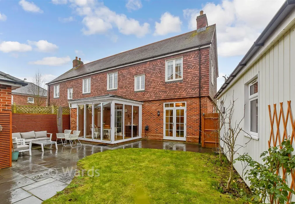 Rear Elevation - Three Fields Road, Tenterden, Kent - Wards of Kent