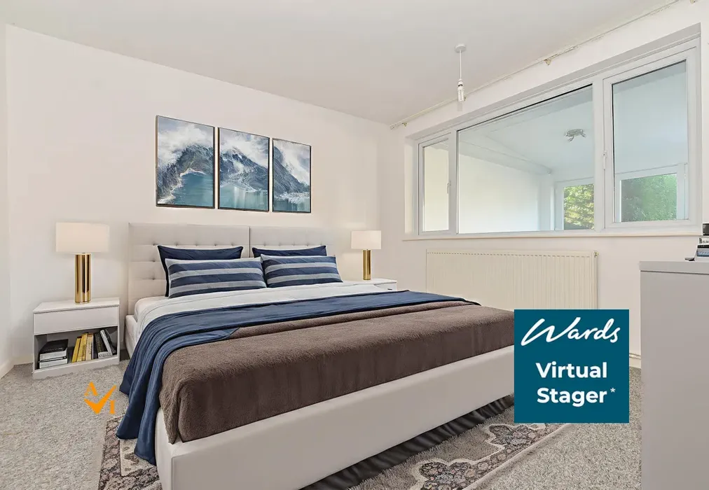 Bedroom 2 (Contemporary style) - The Street, Sholden, Deal, Kent - Wards of Kent
