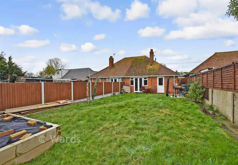 Rear Garden - King Edward Road, Birchington, Kent - Wards of Kent