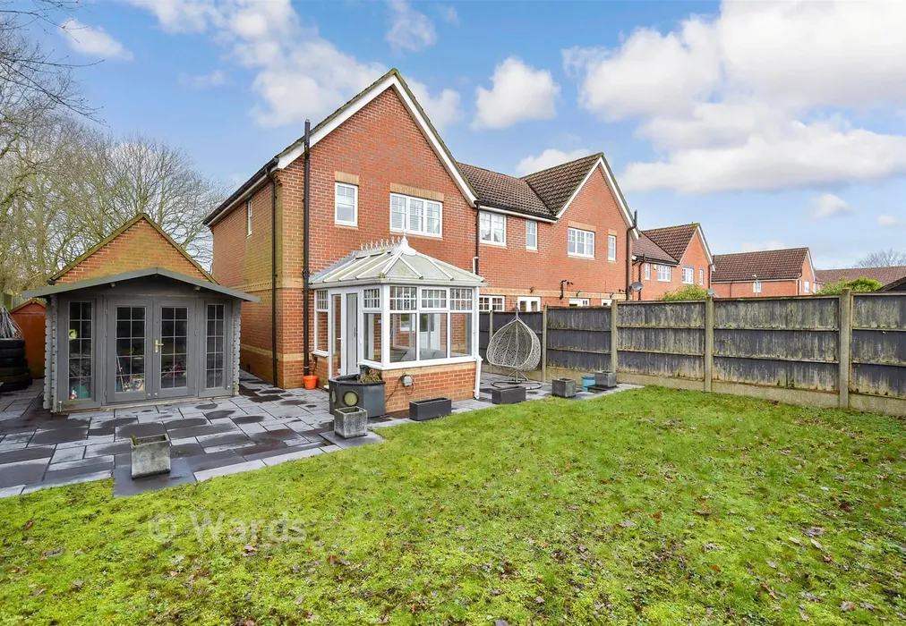 Rear Elevation - Stratford Drive, Maidstone, Kent - Wards of Kent